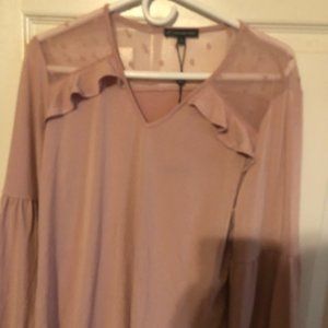 Adrianna Papell Pink Blouse